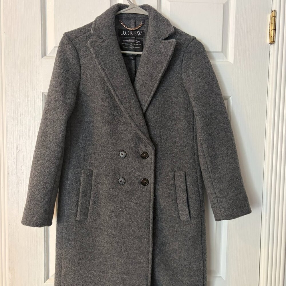 JCREW Boiled Wool coat (Petite)